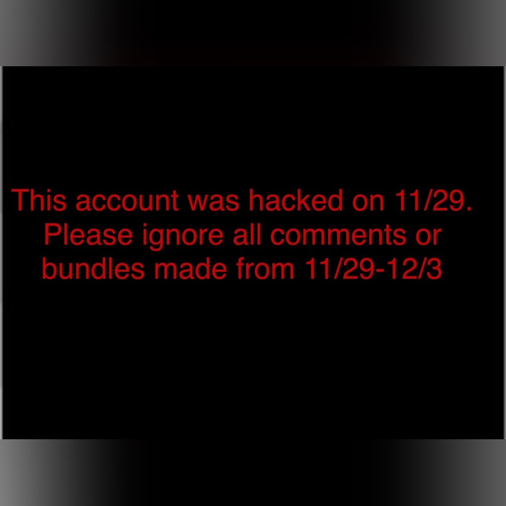HACKED ACCOUNT
